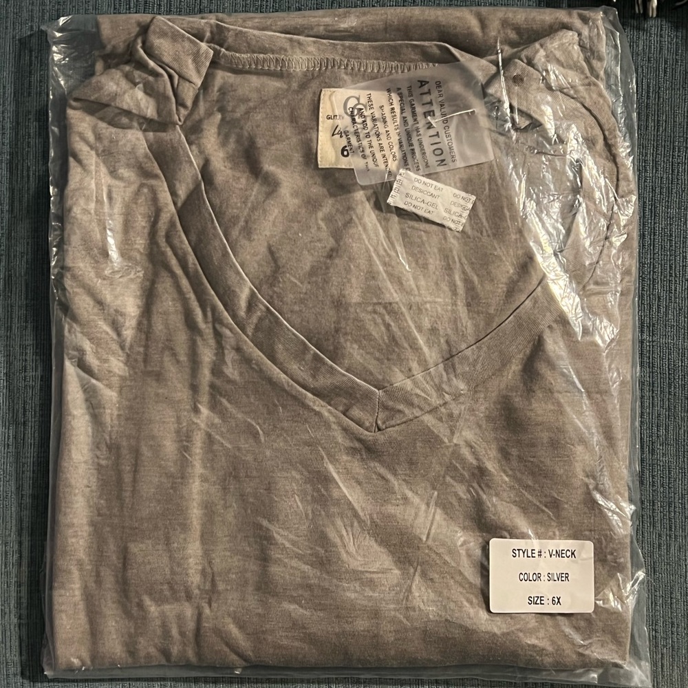 Soft 5x v neck 34” long